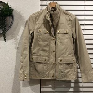 J.Crew Beige Utility Jacket